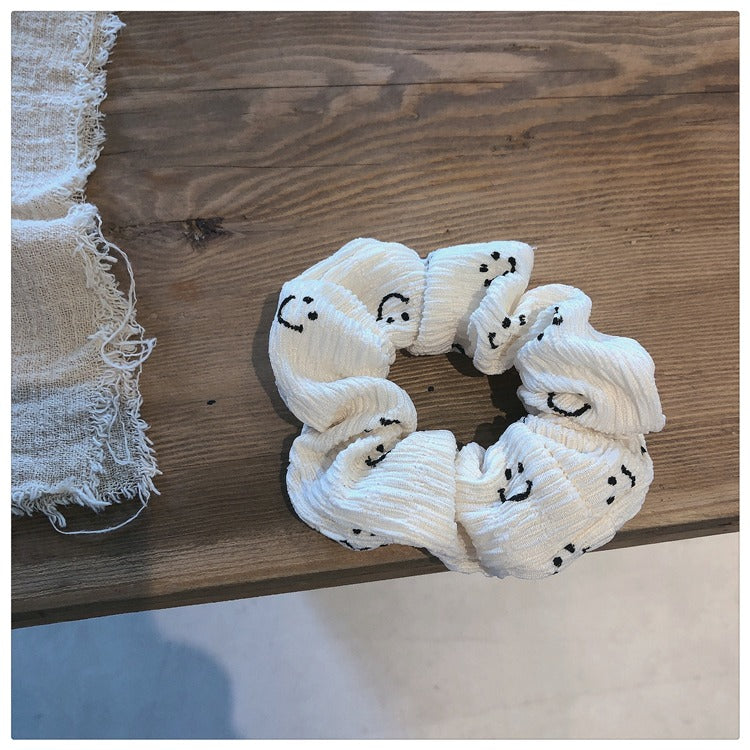 Smiley scrunchie