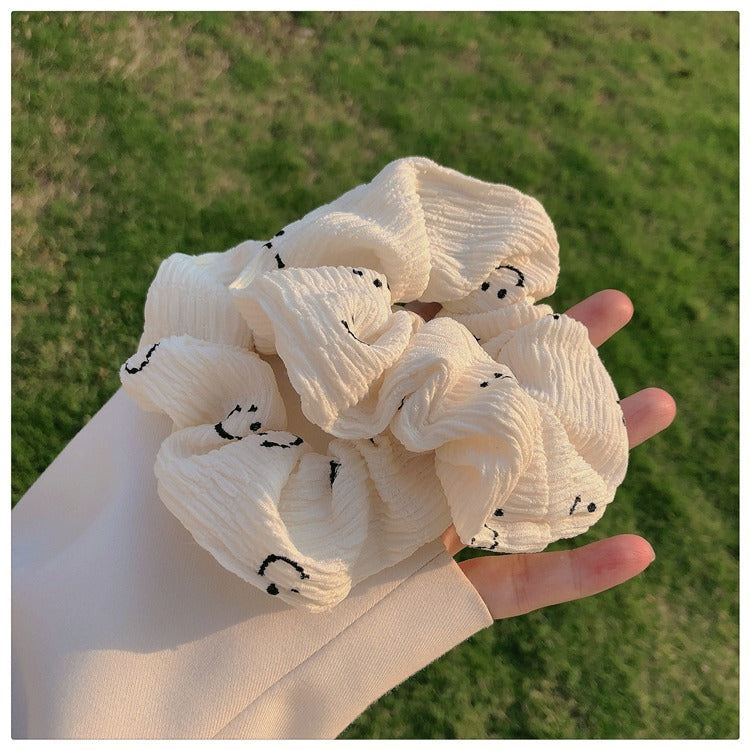 Smiley scrunchie