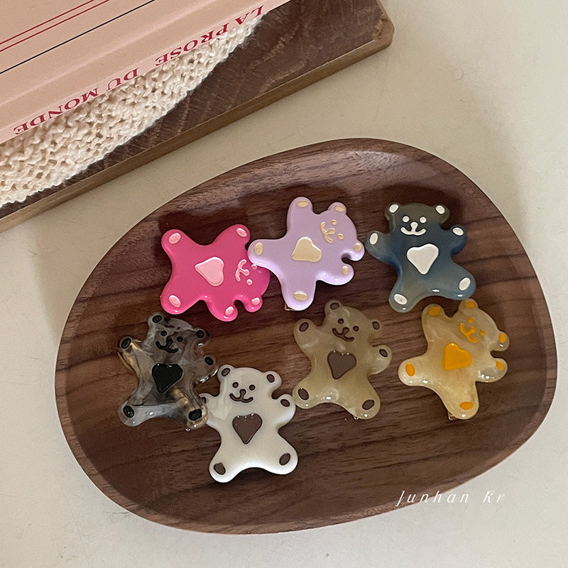 Clay Teddy Clip