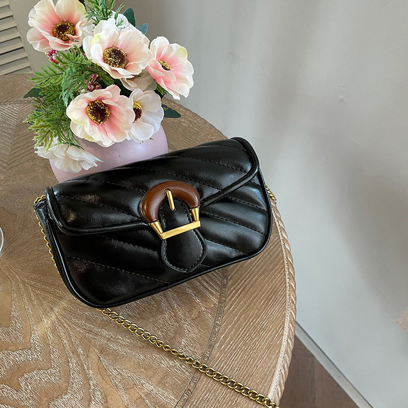 Malak Plian Buckle Sling Bag