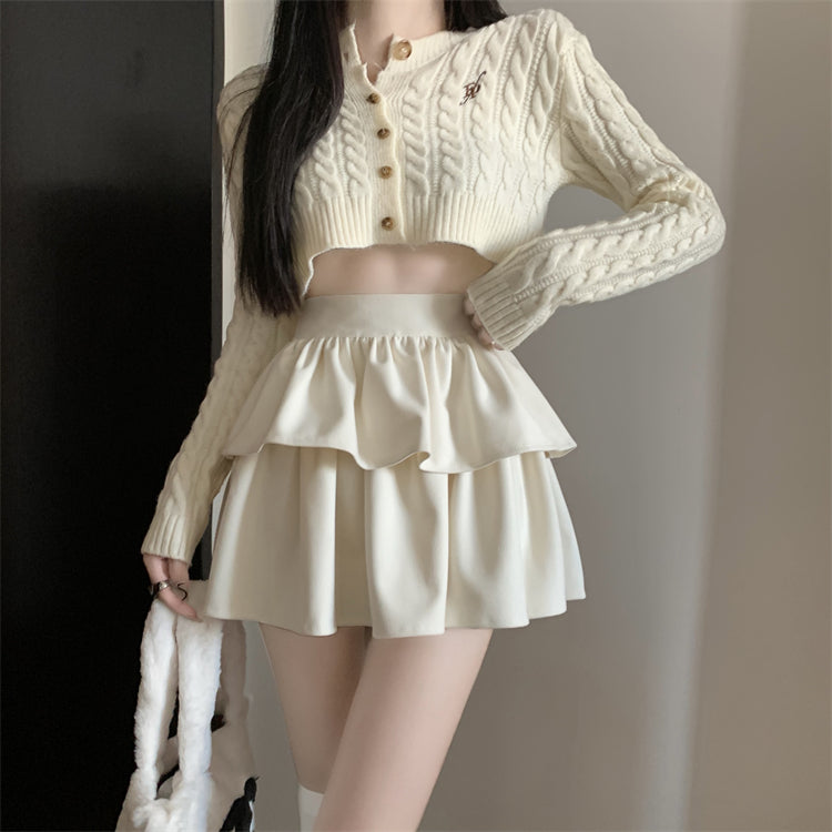 Londyn Ruffled Dual Line Skirt