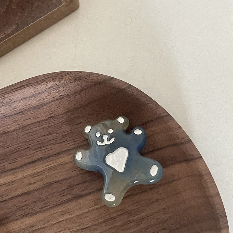 Clay Teddy Clip