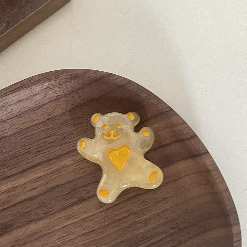 Clay Teddy Clip