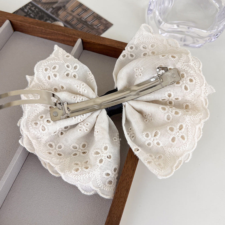 Lace Bow Clip