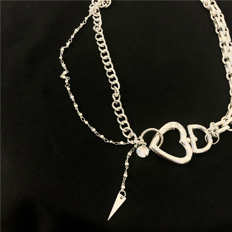 Heart D necklace