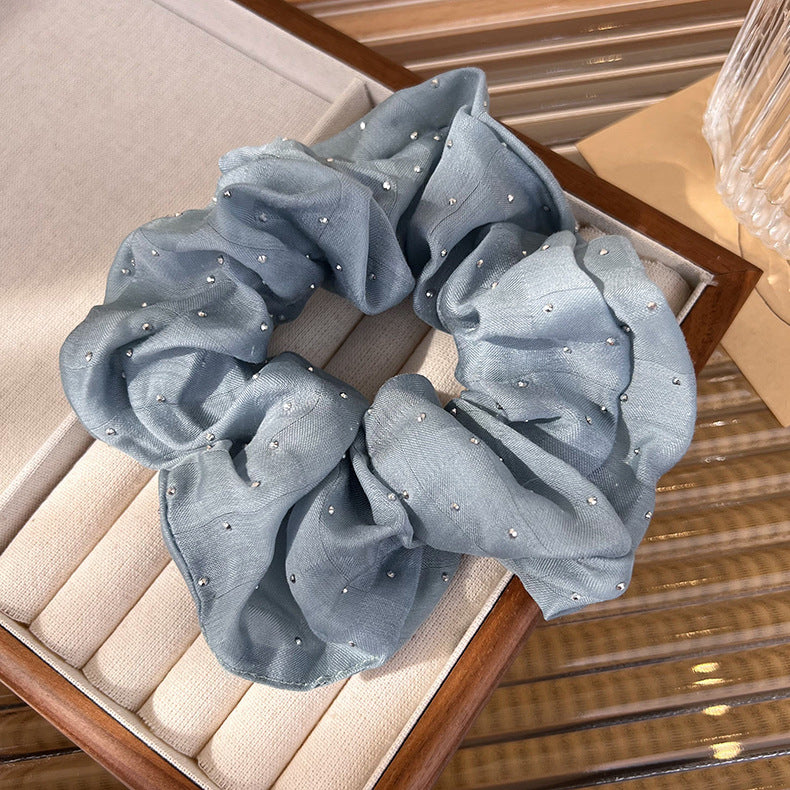 Clean Diamante Scrunchies