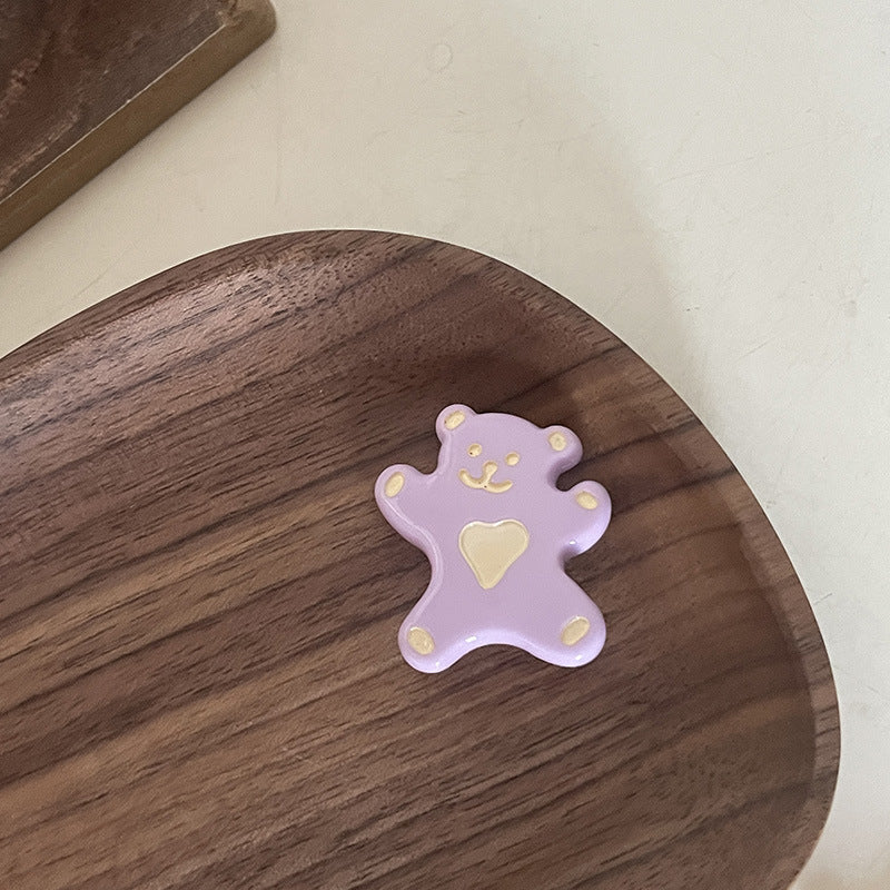 Clay Teddy Clip