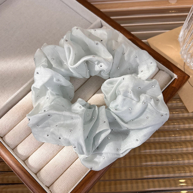 Clean Diamante Scrunchies