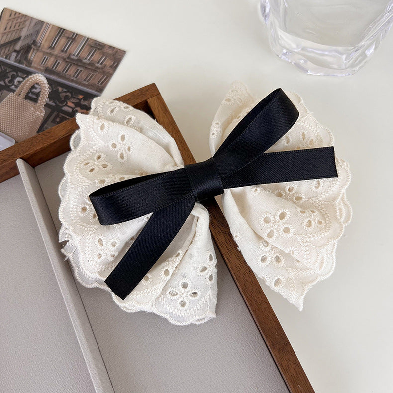 Lace Bow Clip