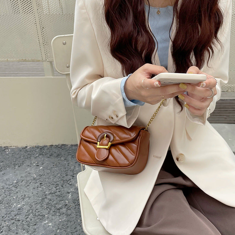 Malak Plian Buckle Sling Bag