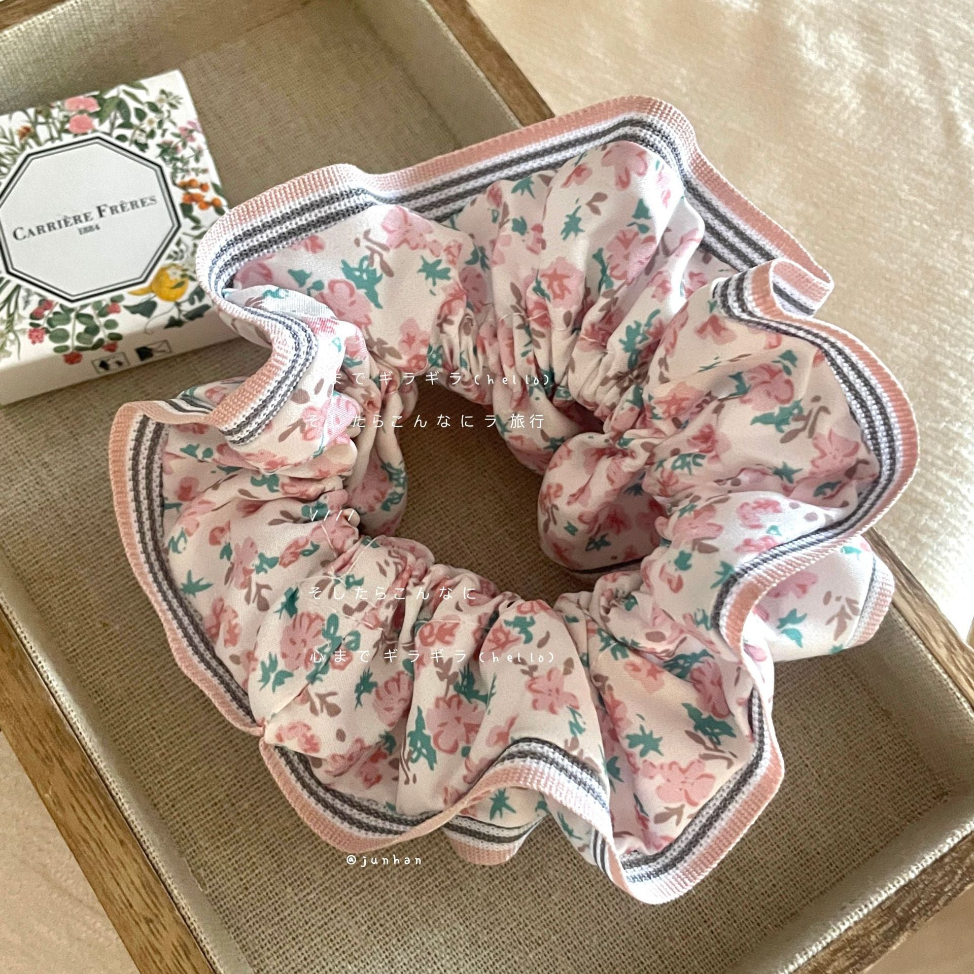 Floral Bomber Scrunchies