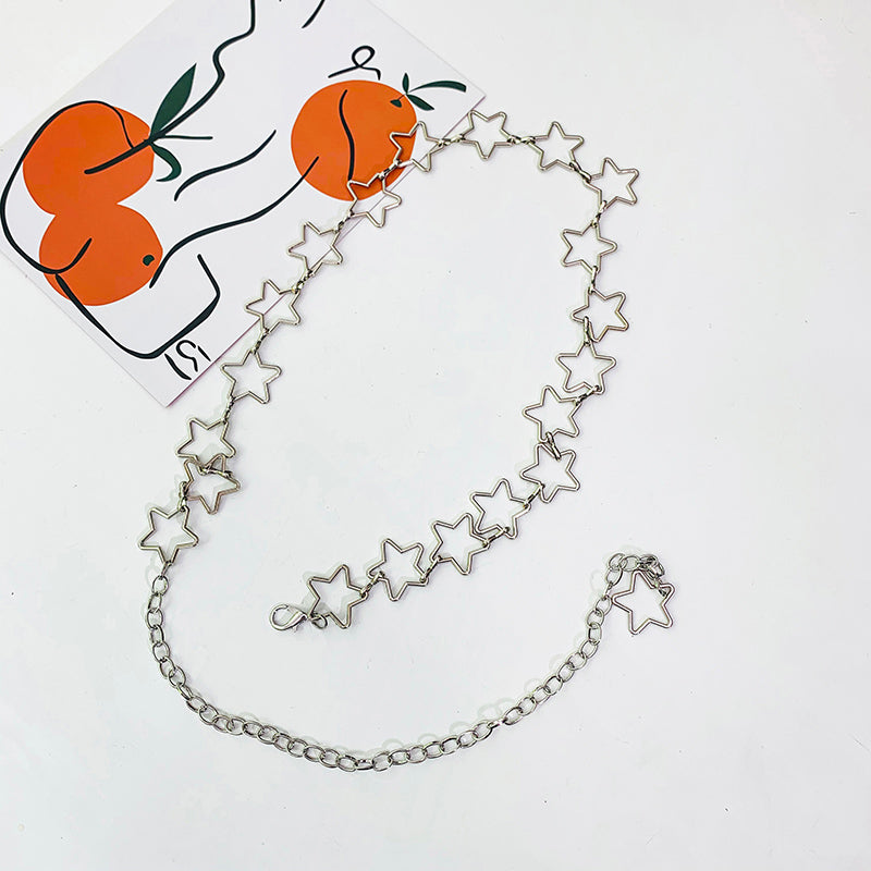 Stars chained belt