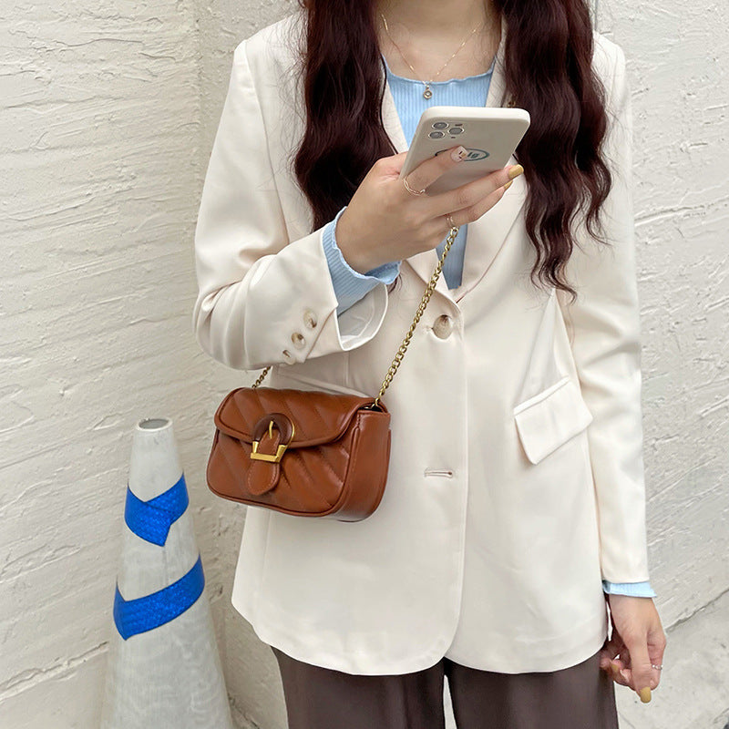 Malak Plian Buckle Sling Bag