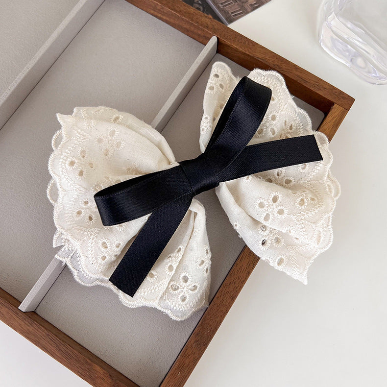 Lace Bow Clip