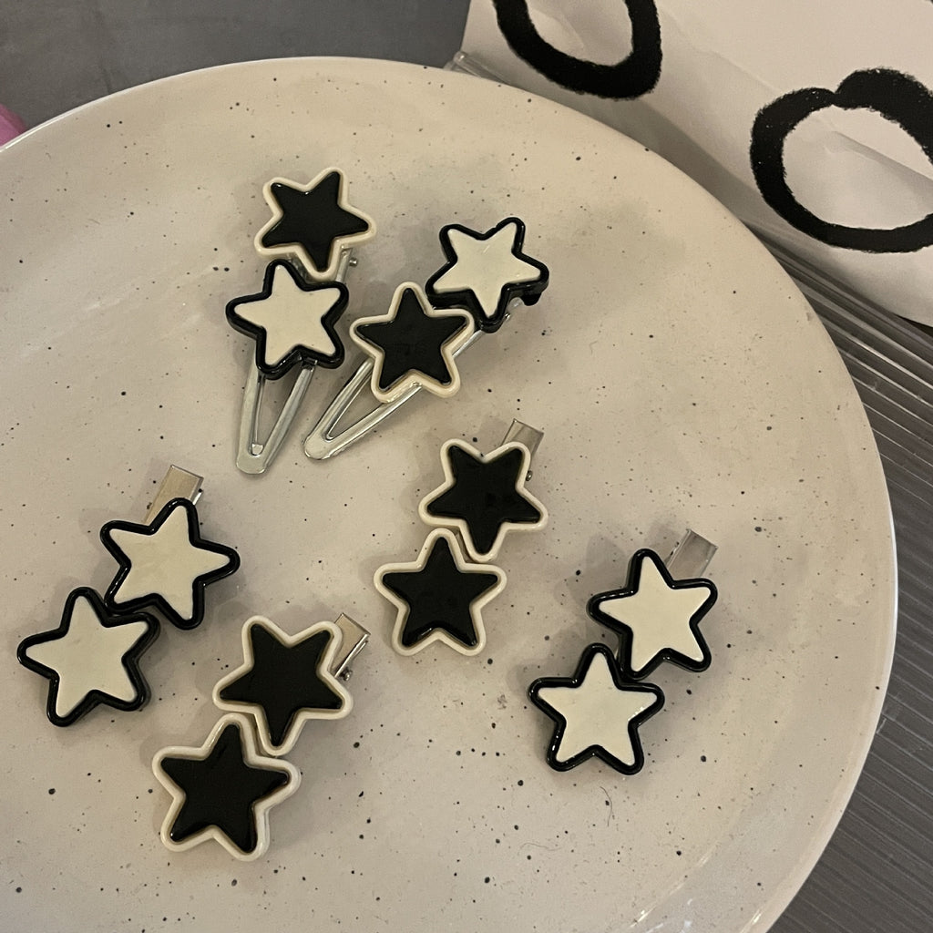 Monochrome Star Clip