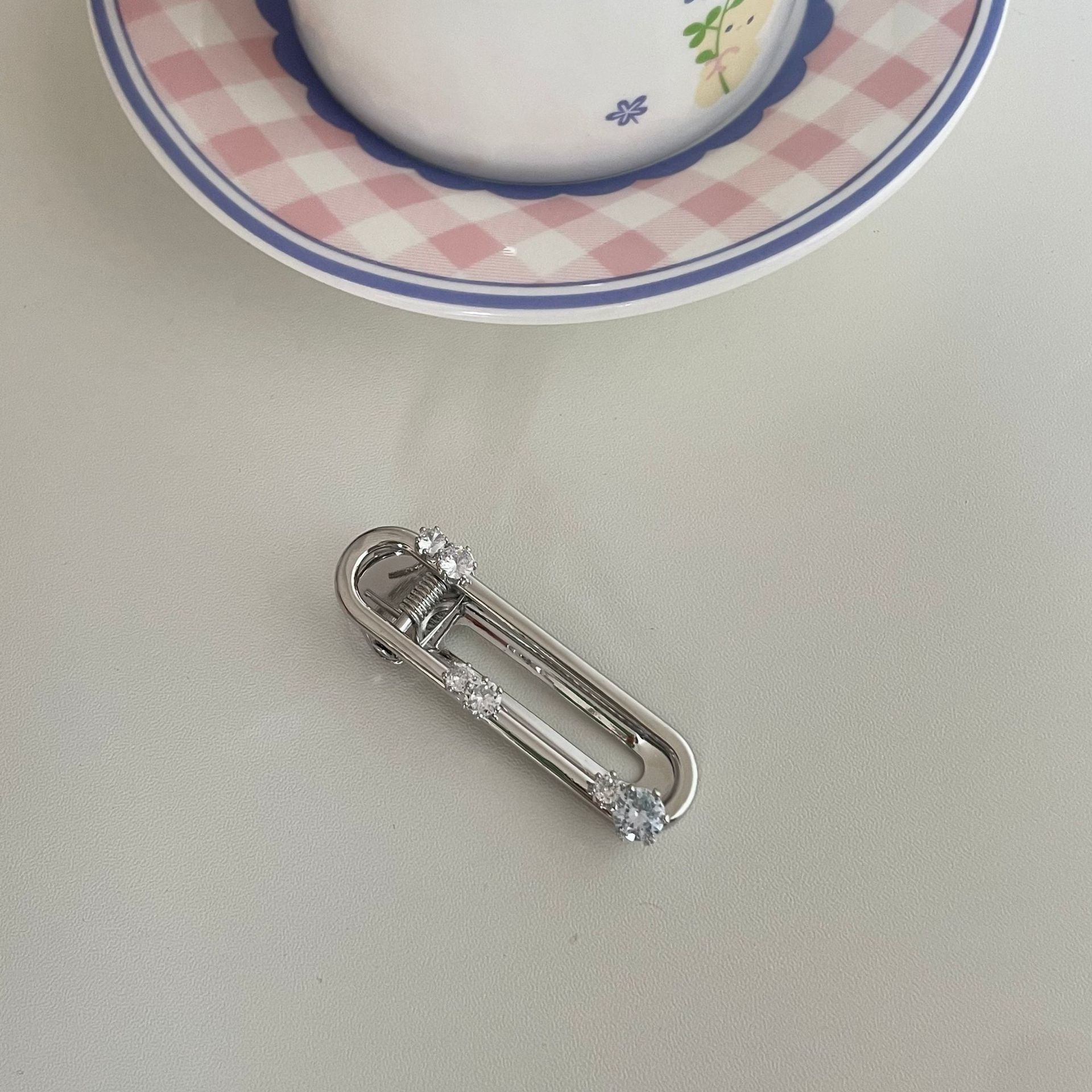 Crystal Stone Clip