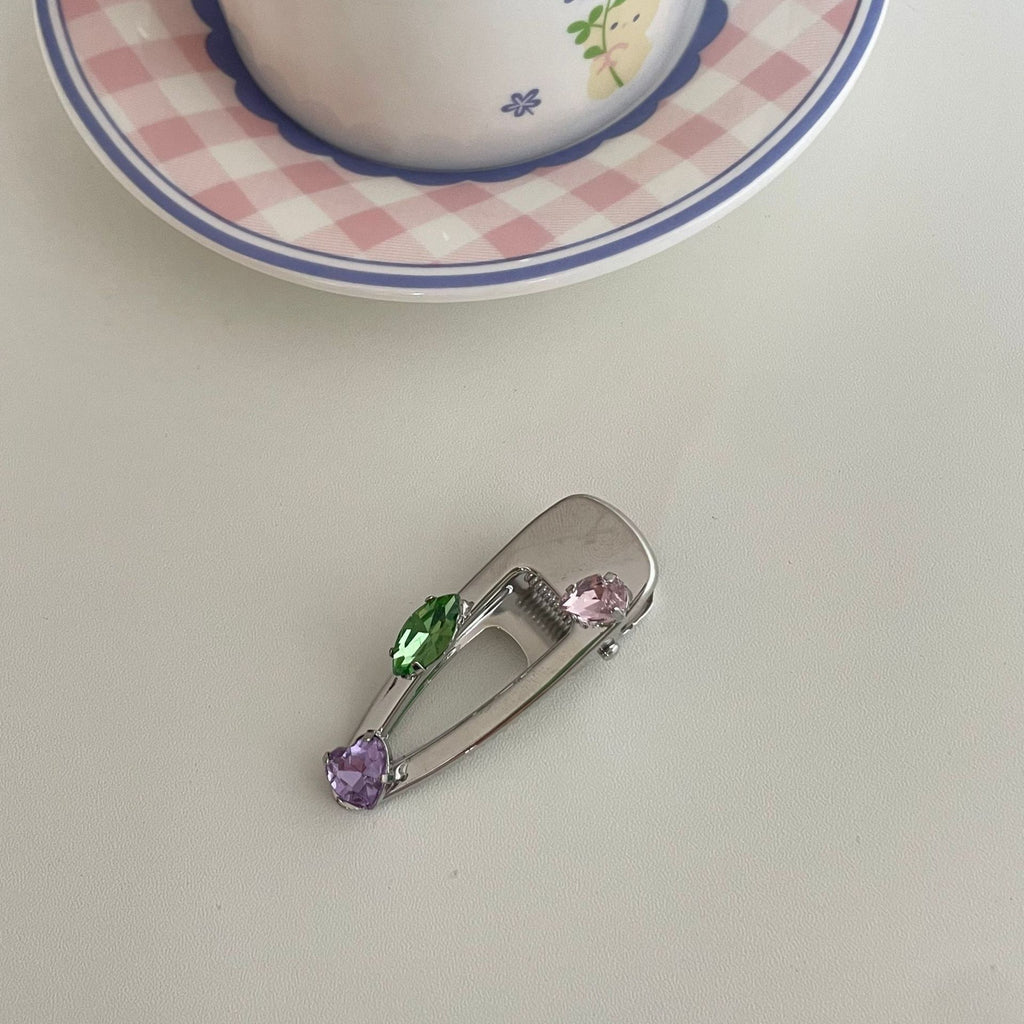 Crystal Stone Clip