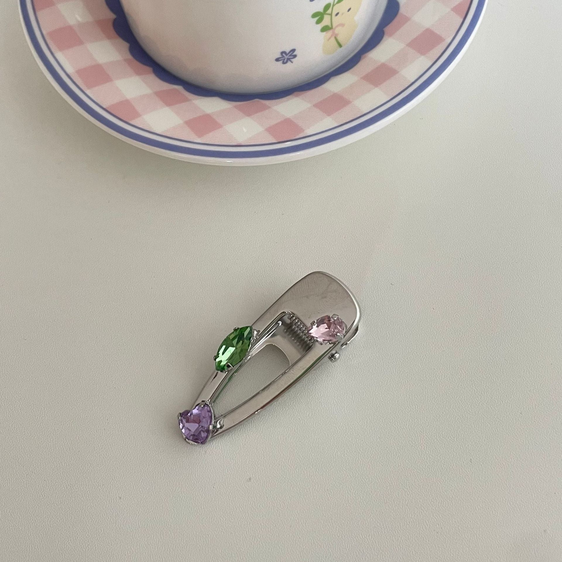 Crystal Stone Clip