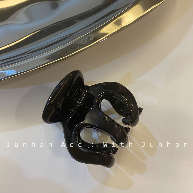 Earth Tone Claw Clip