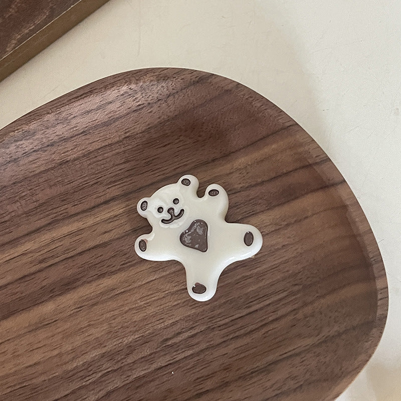 Clay Teddy Clip