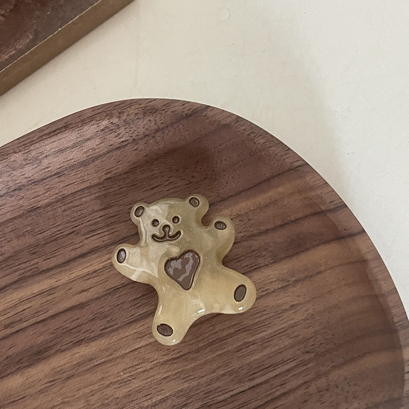 Clay Teddy Clip