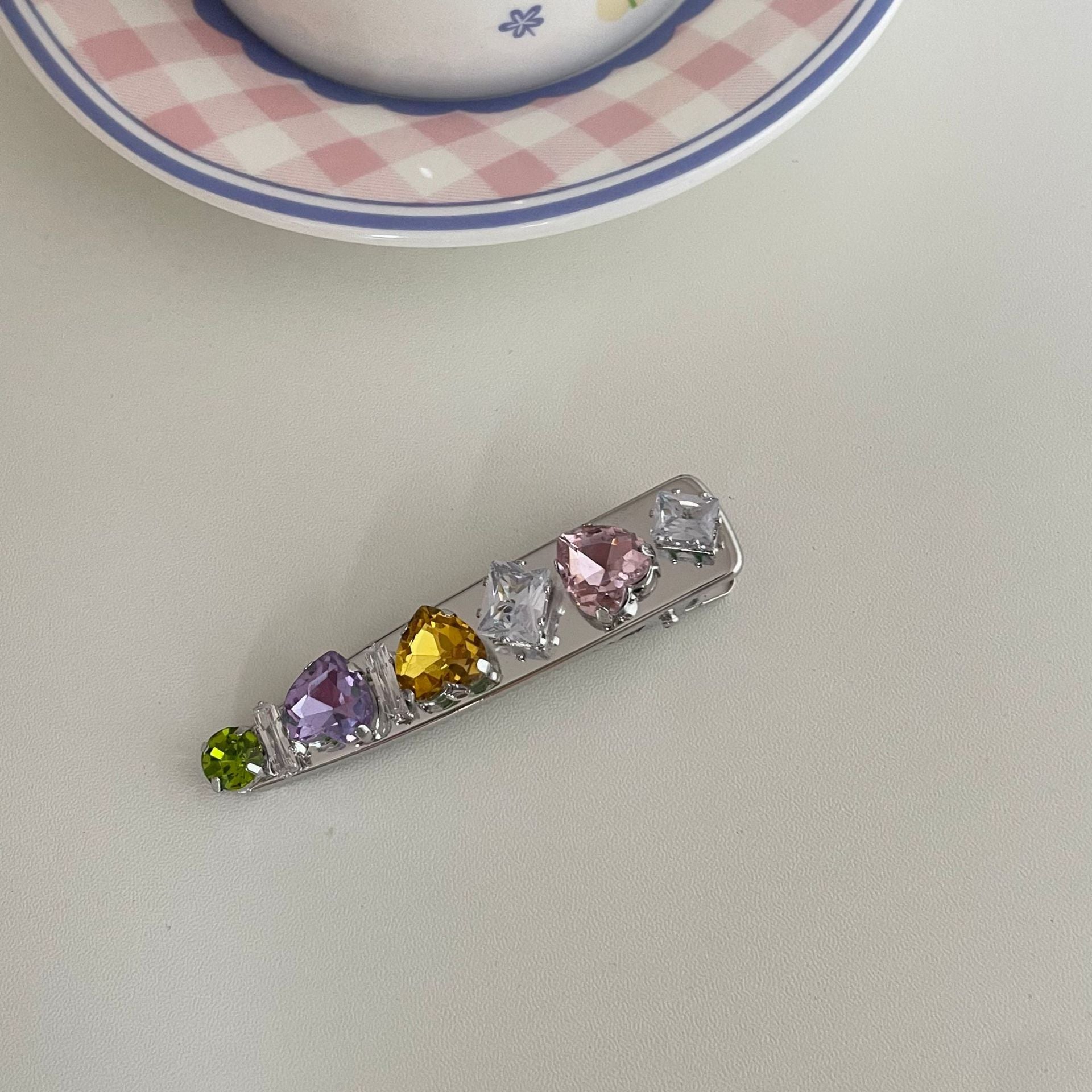 Crystal Stone Clip