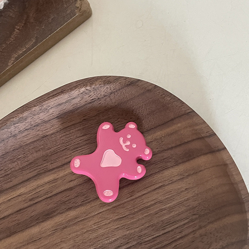 Clay Teddy Clip