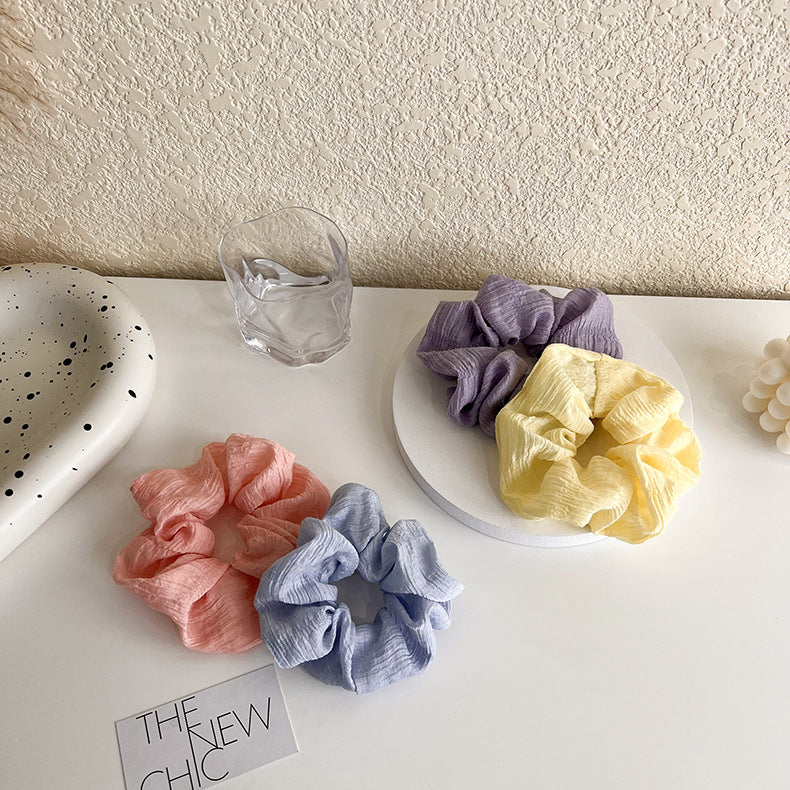 Pastel Peekaboo Scrunchies