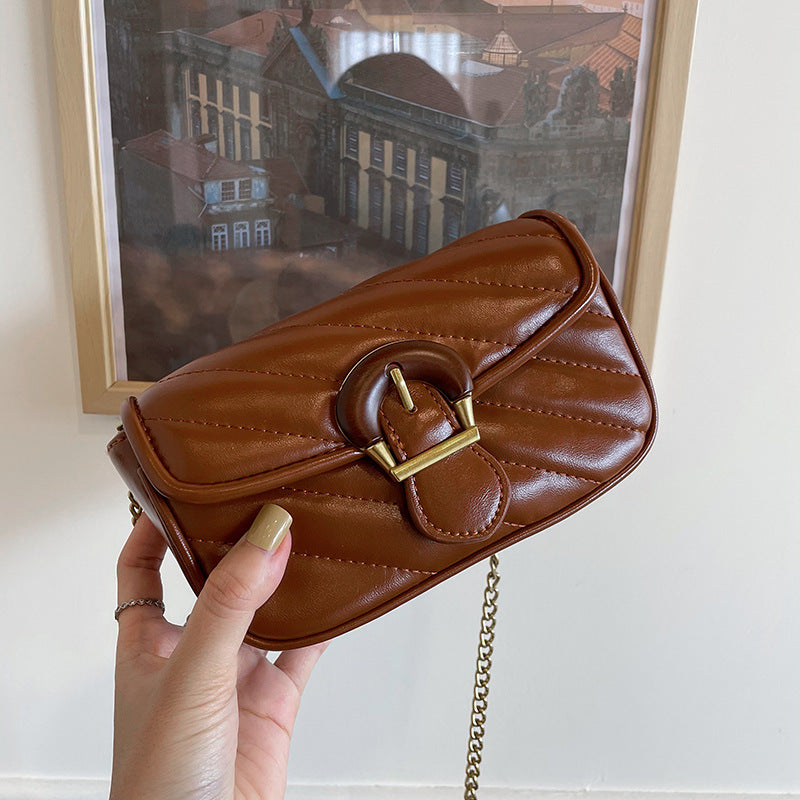 Malak Plian Buckle Sling Bag