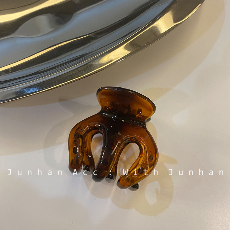 Earth Tone Claw Clip