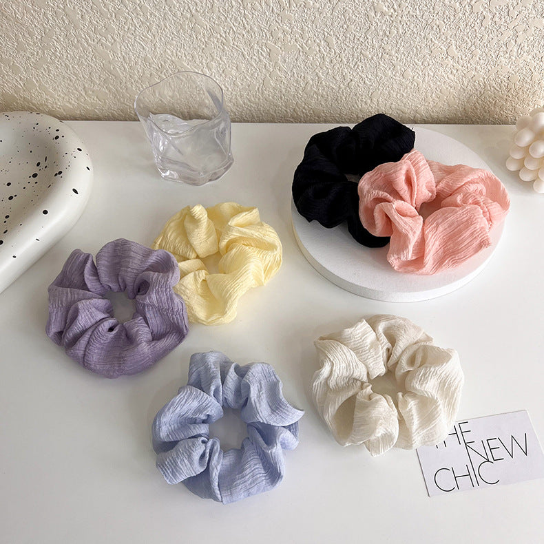 Pastel Peekaboo Scrunchies