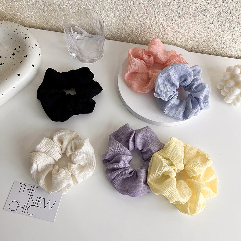 Pastel Peekaboo Scrunchies