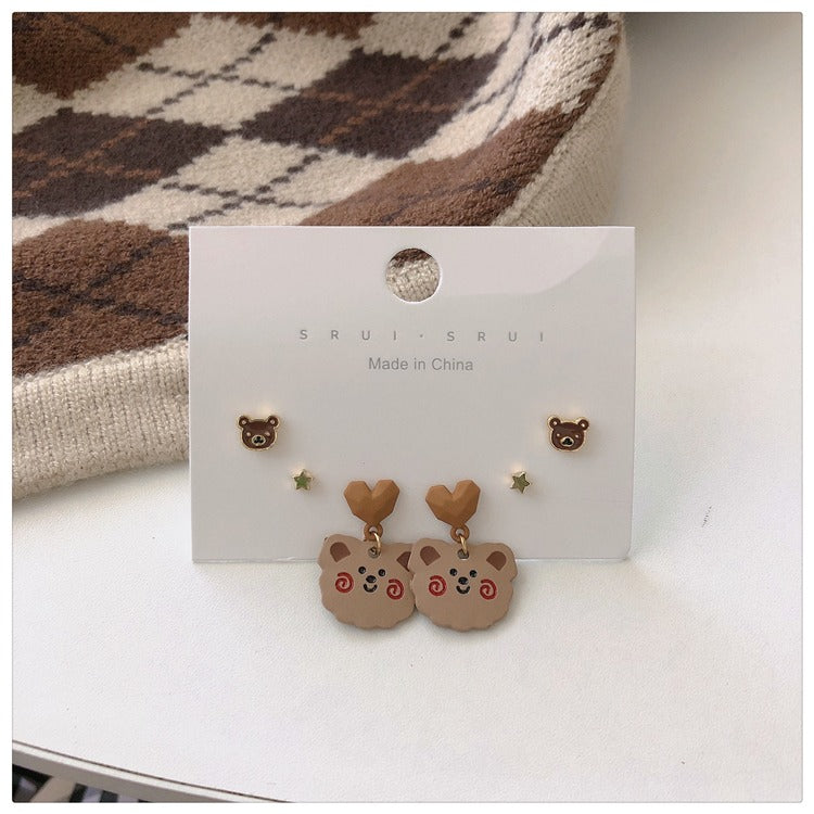Bears earrings