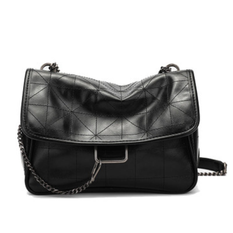 Black Simple Shoulder Bag