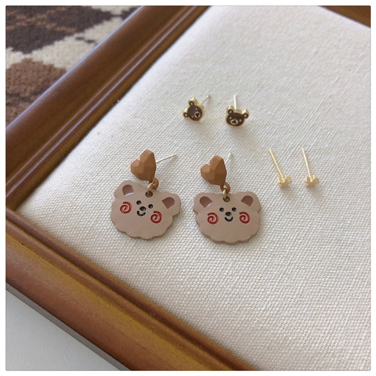 Bears earrings