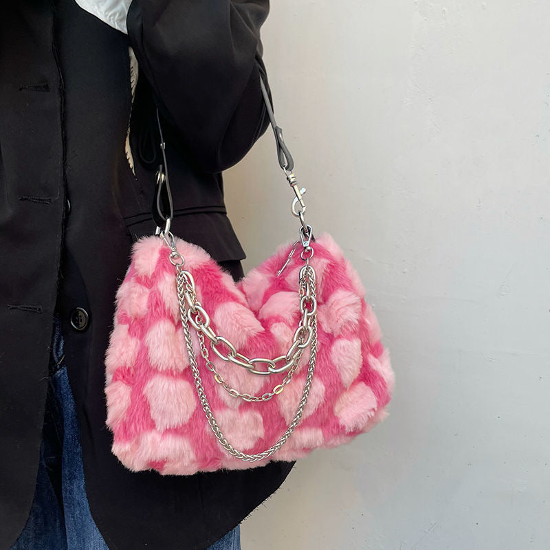 Heart Fluffy Bag