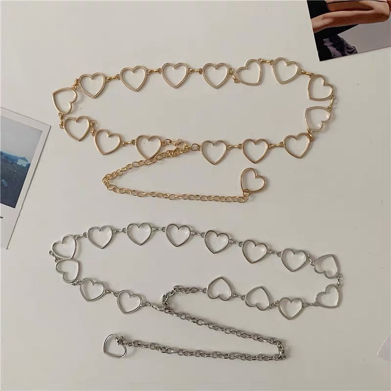 Heart chain belt