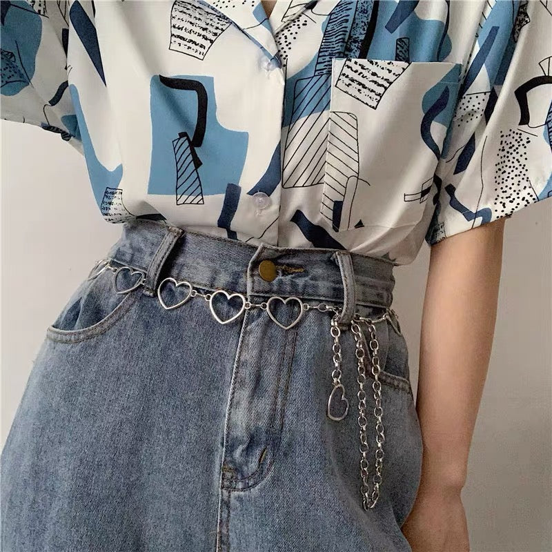 Heart chain belt